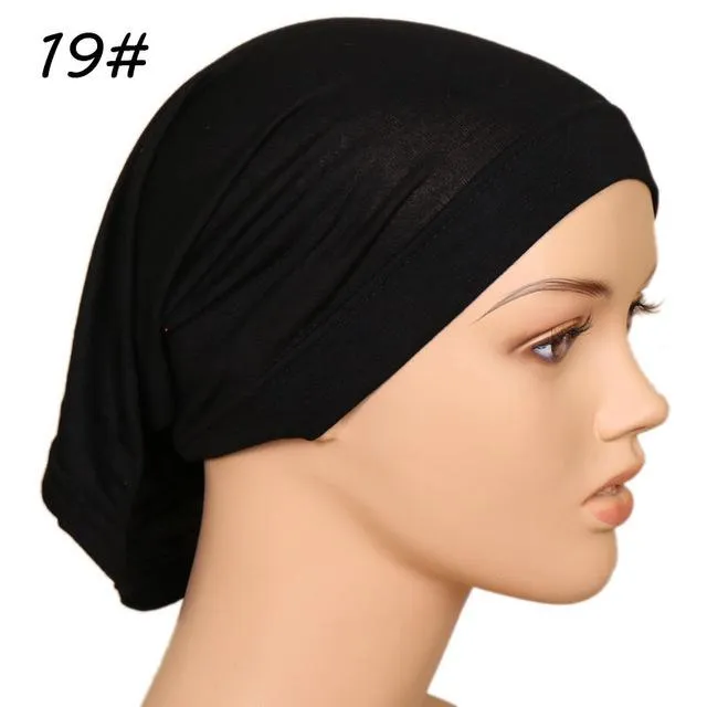 Elastic Cotton Tichel Haircover For Women