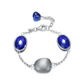 Emma Blue Cubic Zirconia Bracelet