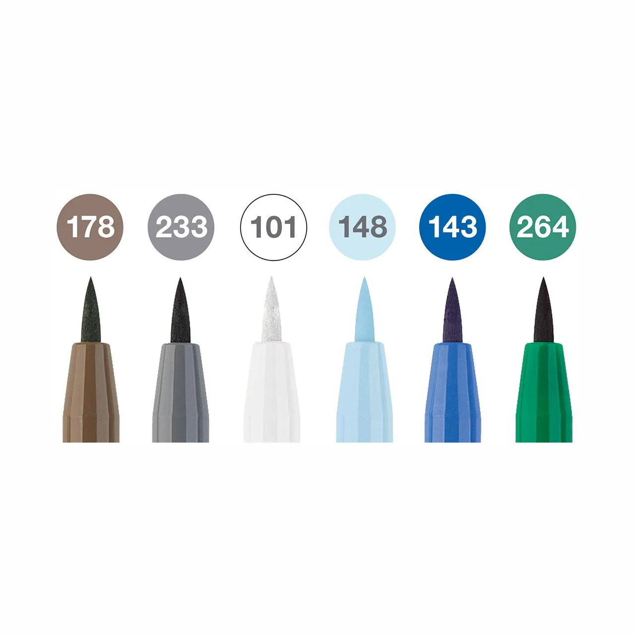 Faber-Castell Winterlude Pitt Artist Brush Pens Gift Set