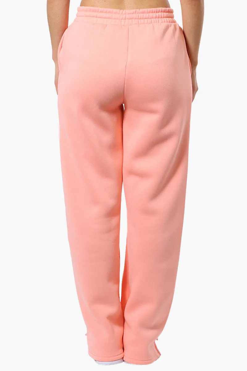 Fahrenheit Tie Waist Basic Sweatpants - Pink