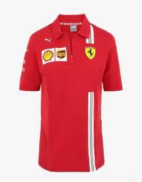 Ferrari Womens Polo, Team, Red, 20/21