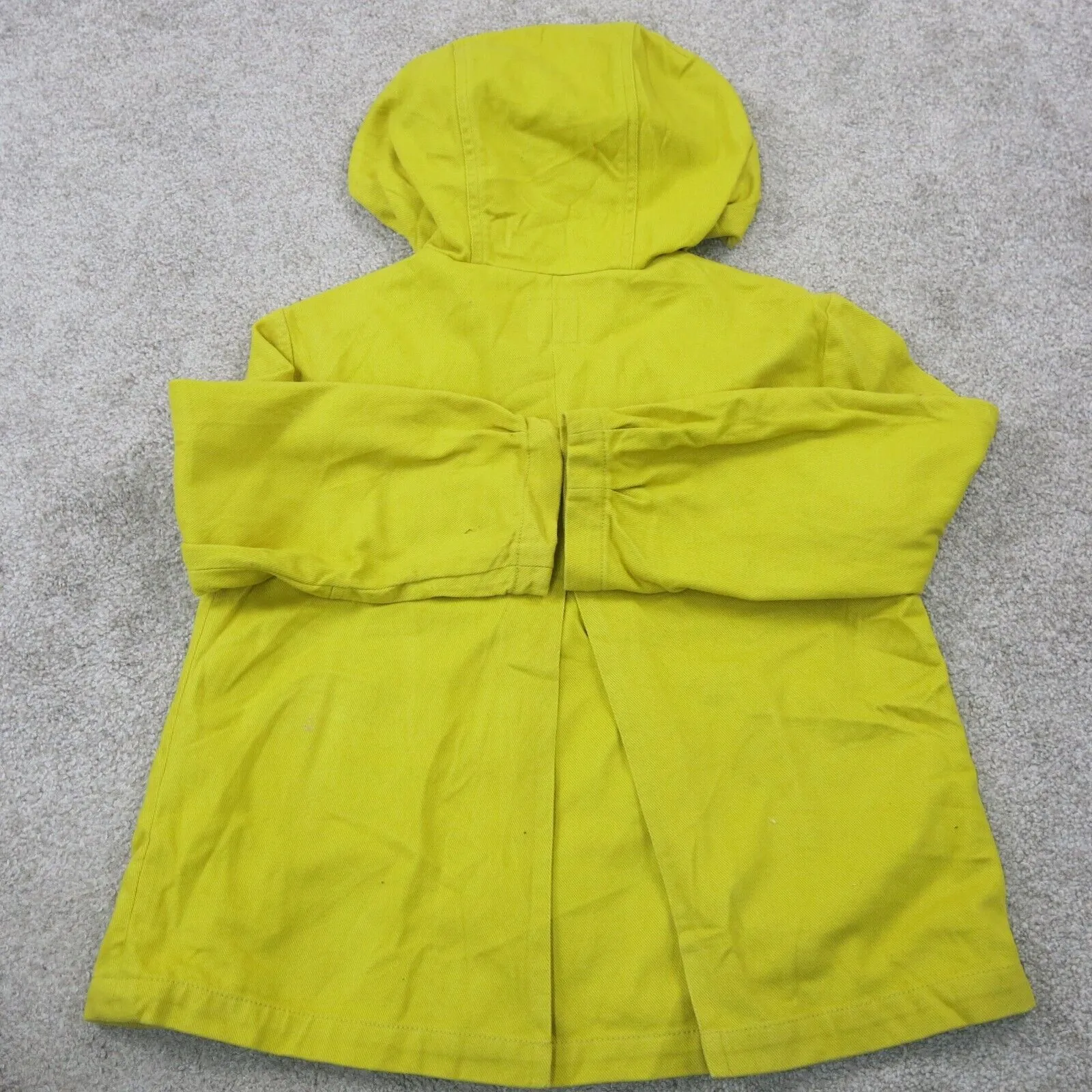 Gap Womens Hoodie Coat Full Zip Up Pockets Light Lime Solid Green Size XS