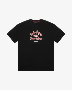 GEEDUP COMPANY TEE BLACK RED