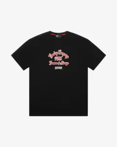 GEEDUP COMPANY TEE BLACK RED