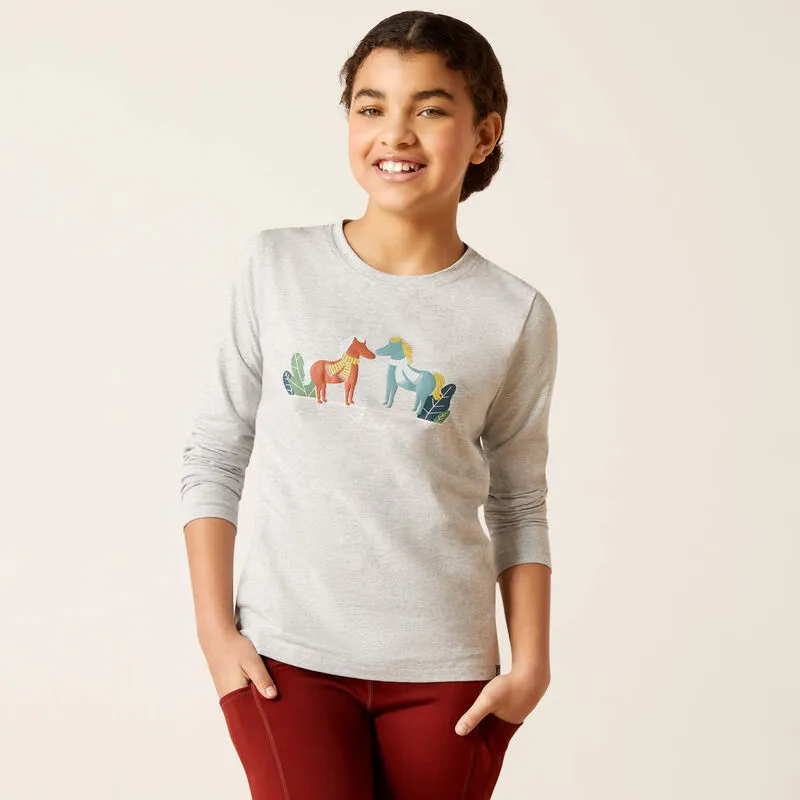 Girls Ariat Winter Fashions Longsleeve Tee