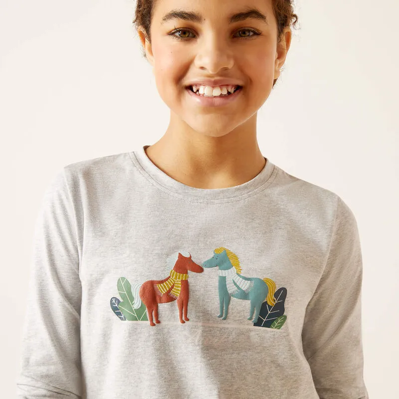 Girls Ariat Winter Fashions Longsleeve Tee