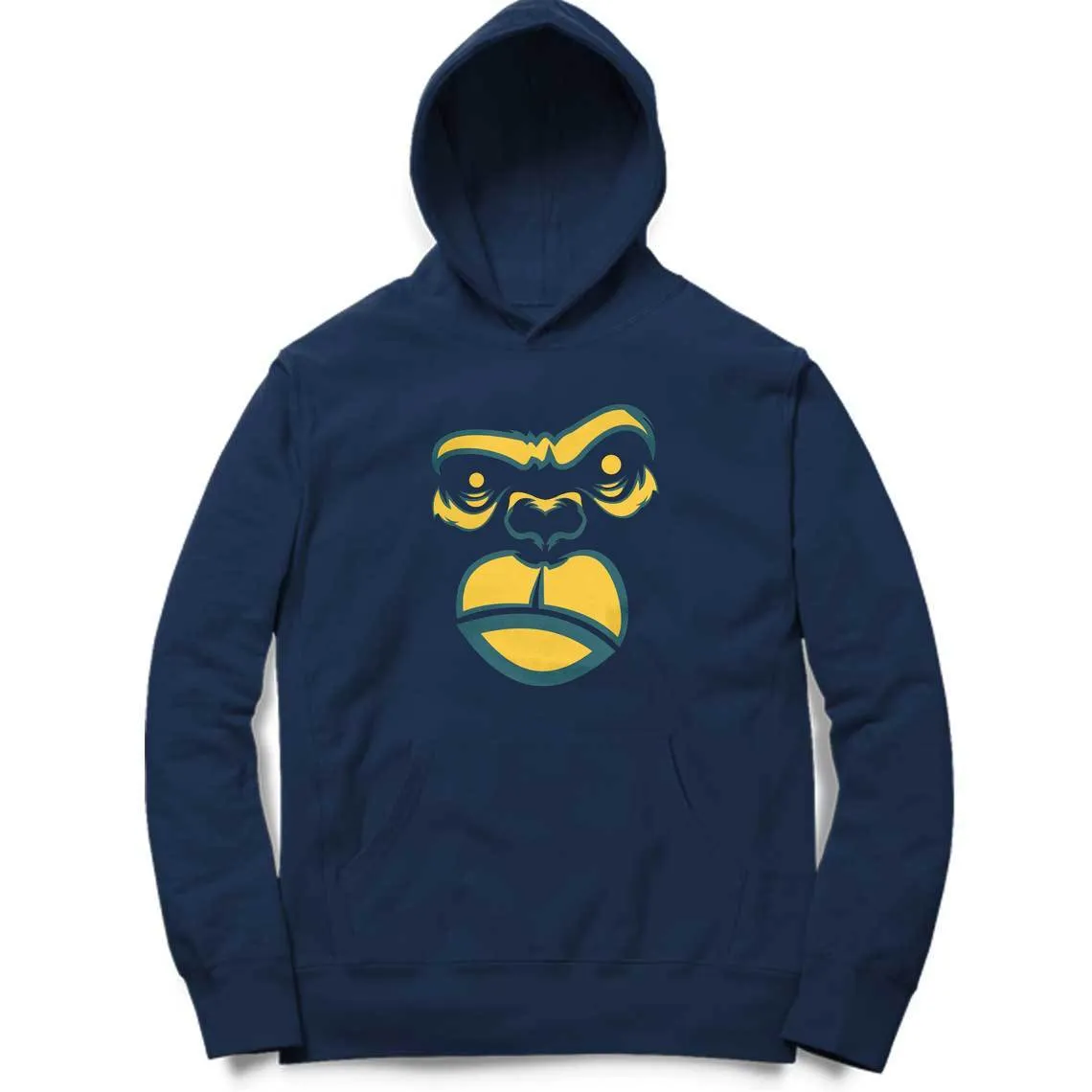 Gorilla Unisex Black Hoodie