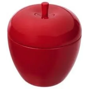 Graidient span ikeaVINTER 2021 Scented candle in metal tin, apple-shaped/Winter apples red9 cm (3 ½ ")