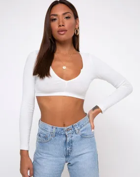 Guan Top in Ivory