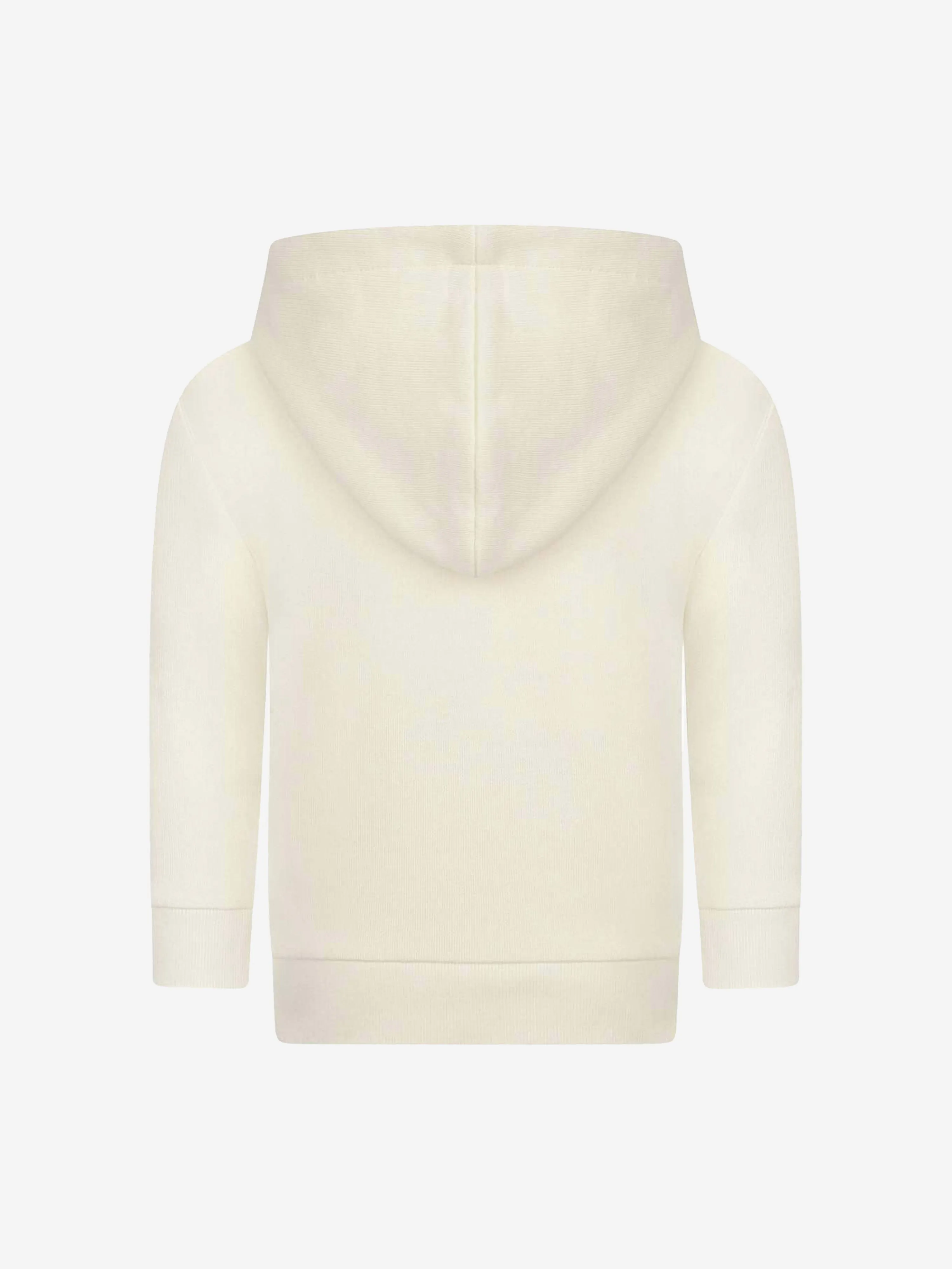 Gucci Baby Logo Print Hoodie in Ivory