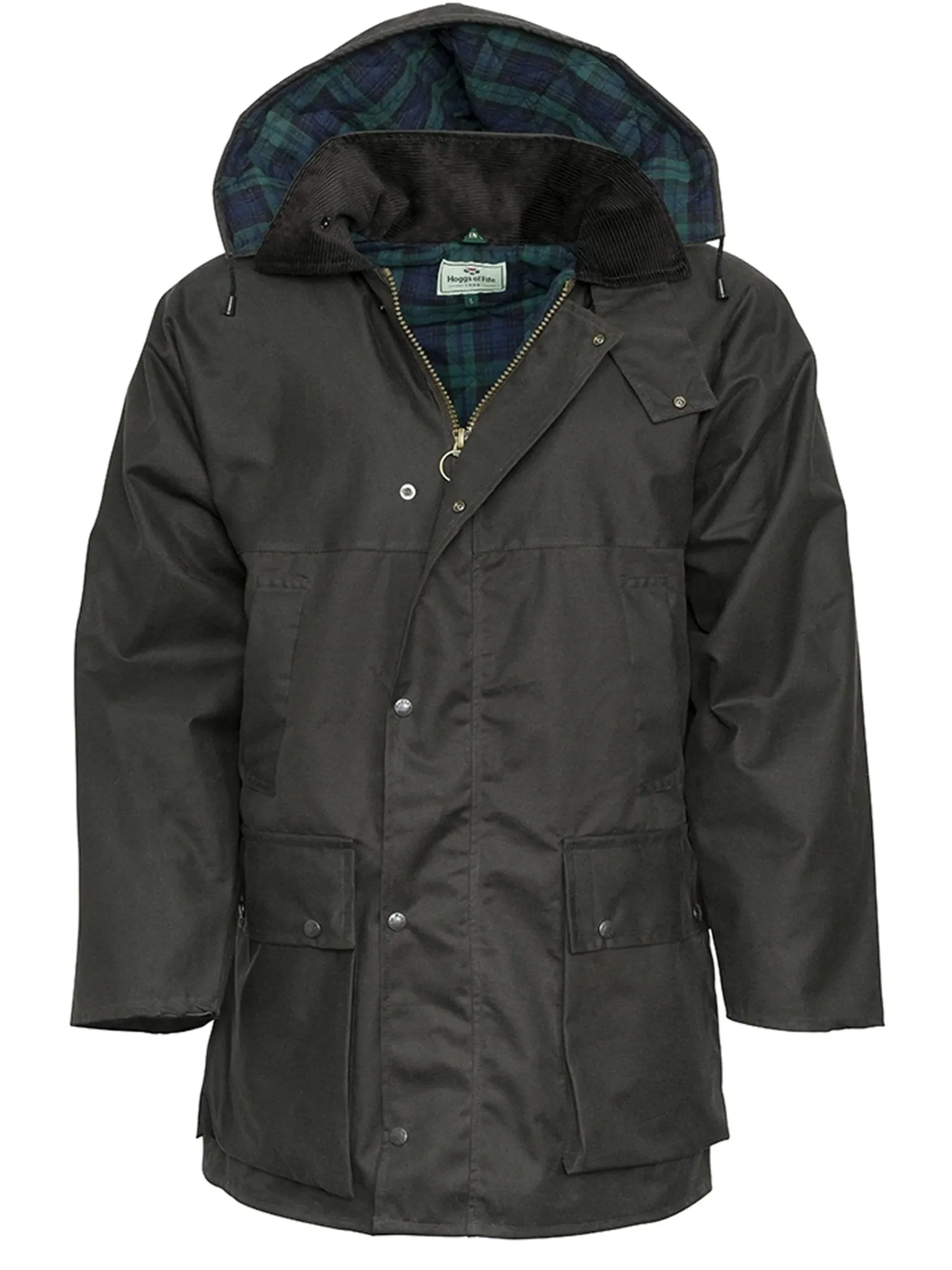 Hoggs of Fife - Waterproof insulated Padded Wax Jacket / Waterproof waxed coat