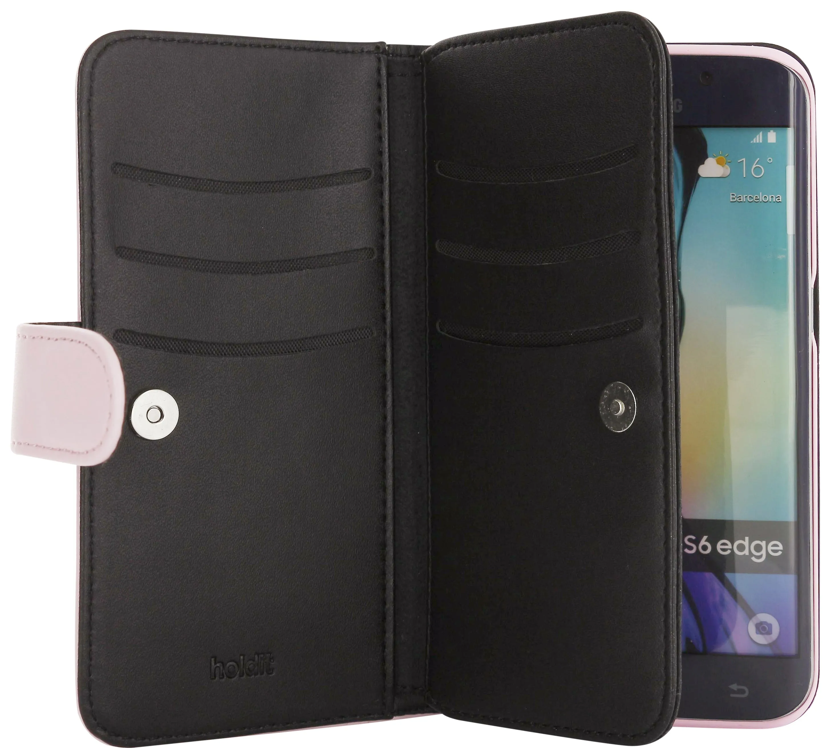 Holdit Wallet Case Extended II for Galaxy S6 Edge - Pastel Series (6 Card Pockets)