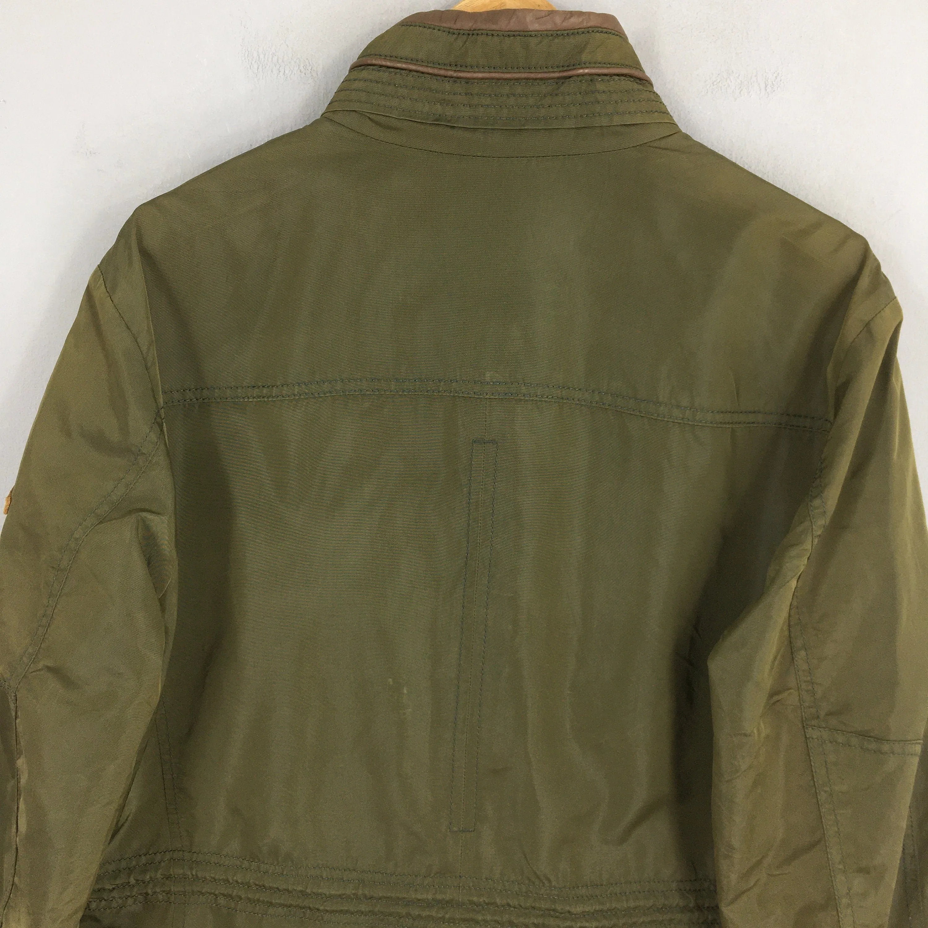 Hugo Boss Olive Windbreaker Jacket Large