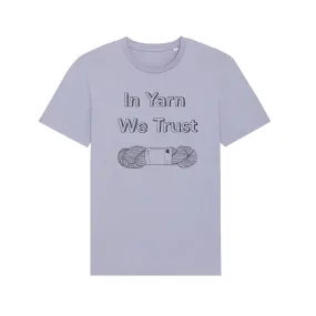 In Yarn We Trust T-shirt, Lavender