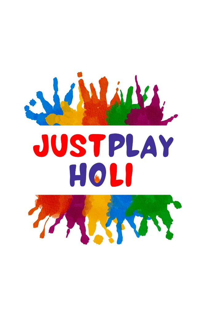 Just Play Holi T-shirt for women