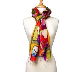 Karen Barnes Silk Scarf