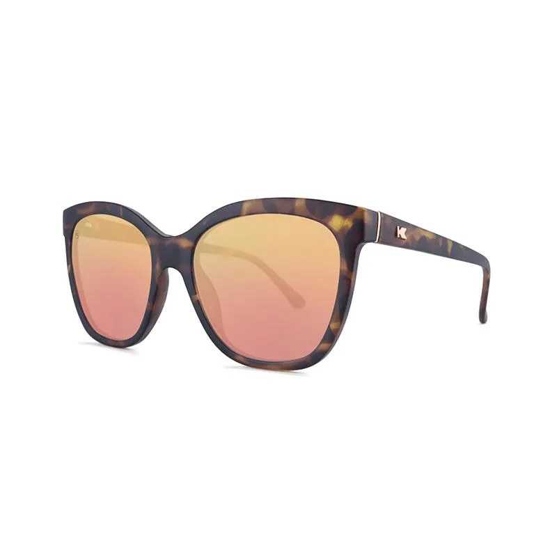 Knockaround Deja Views Sunglasses - Matte Tortoise Shell / Rose Gold