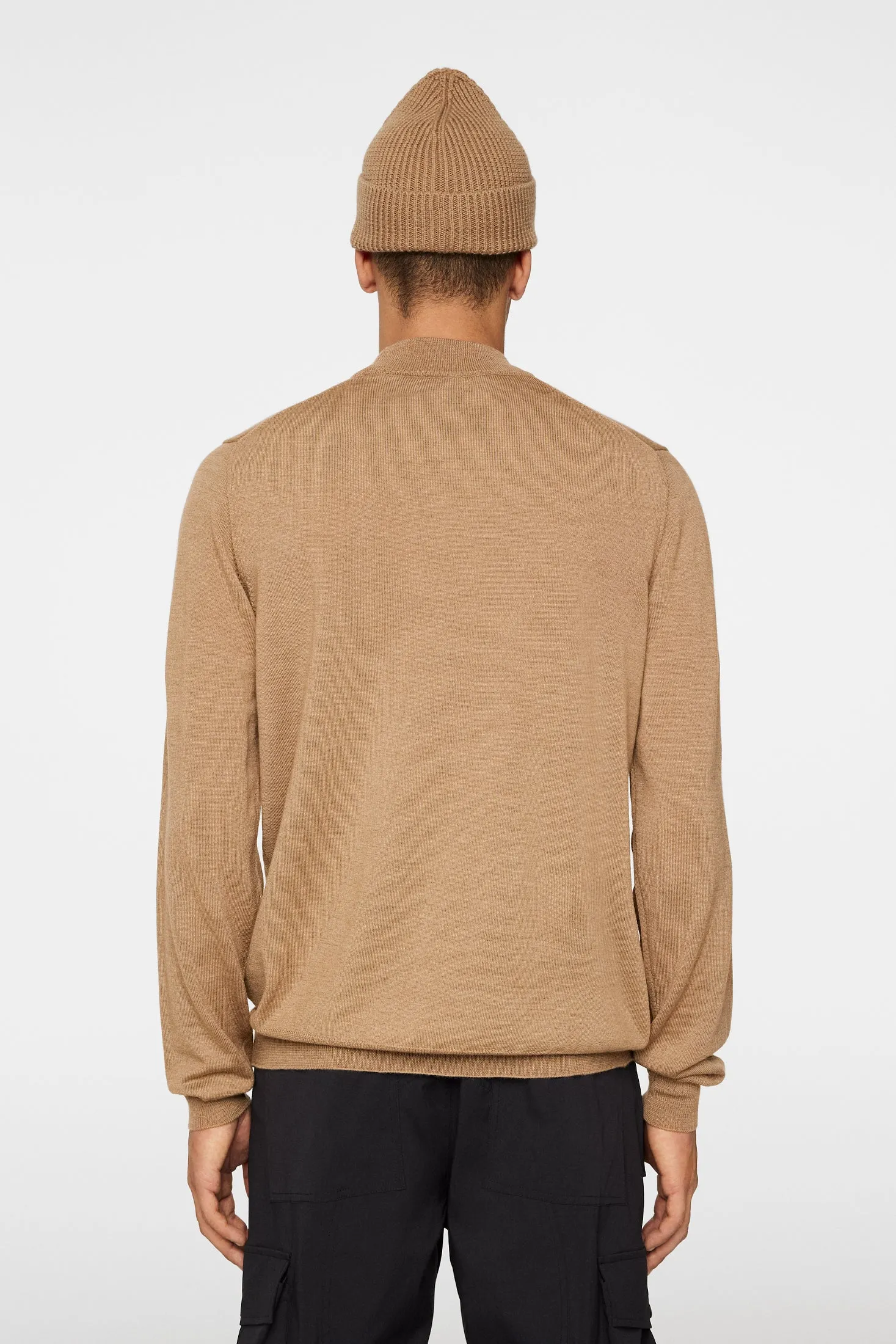 Korman Merino Turtle Neck / Tiger Brown Melange