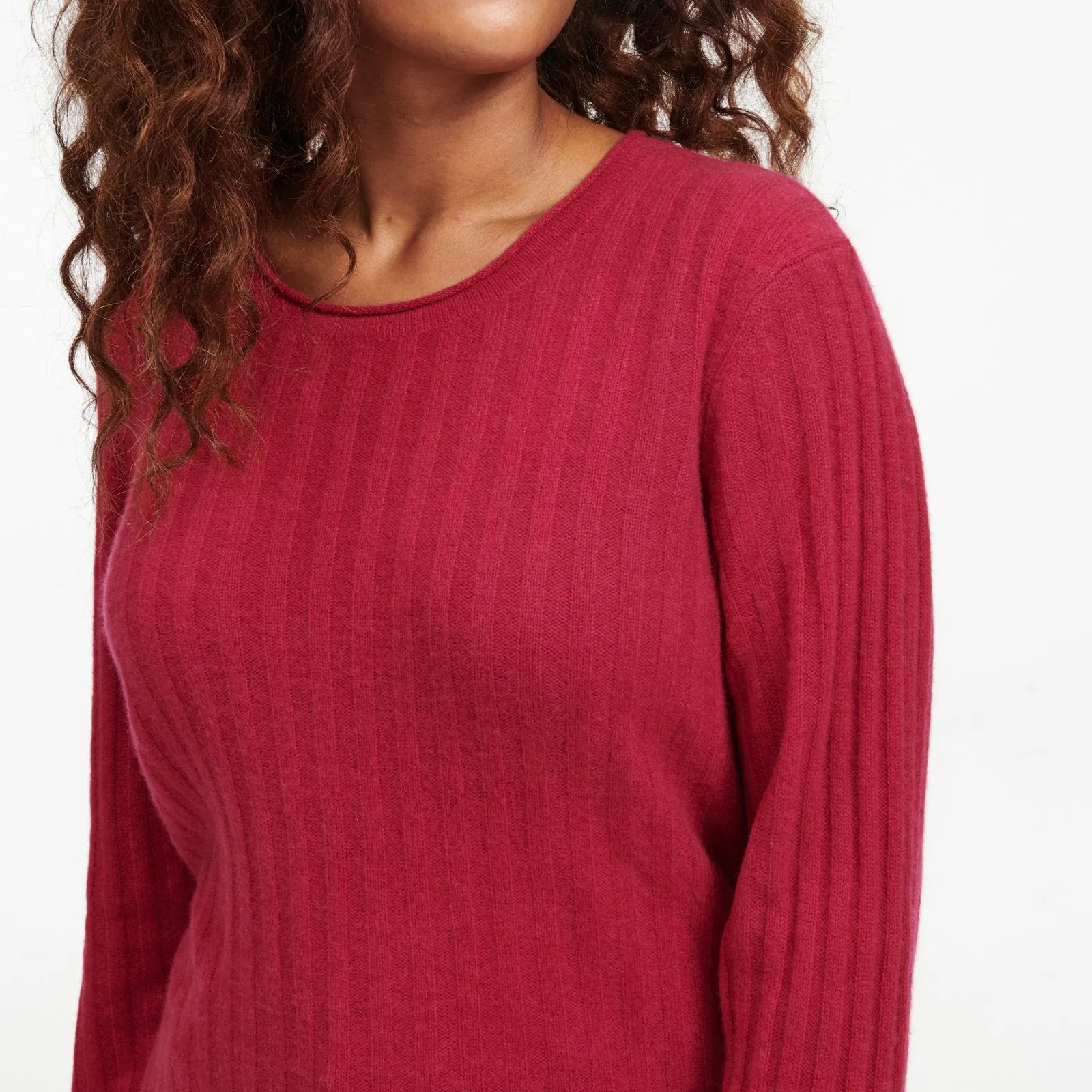 Lightweight Cashmere Ribbed Sweater