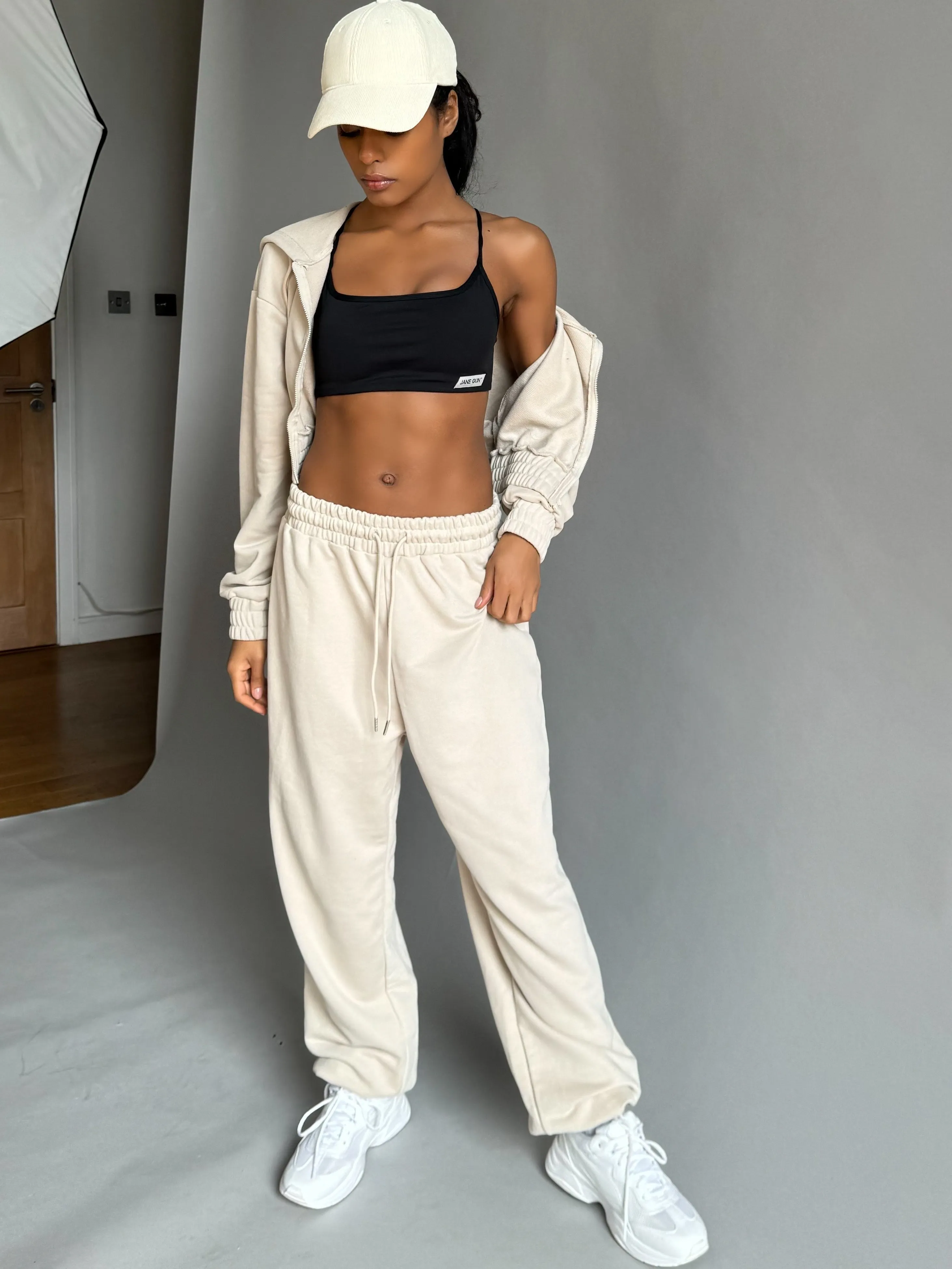 Loose Training Joggers  - Ivory