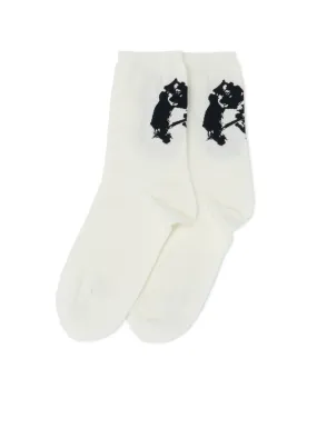 <SOUUN TAKEDA>LOGO SOCKS