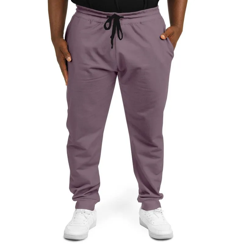 Medium Dark Magenta Joggers | Unisex | with PLUS sizes | Medium Dark Pale Pastel Magenta | C0M30Y0K60