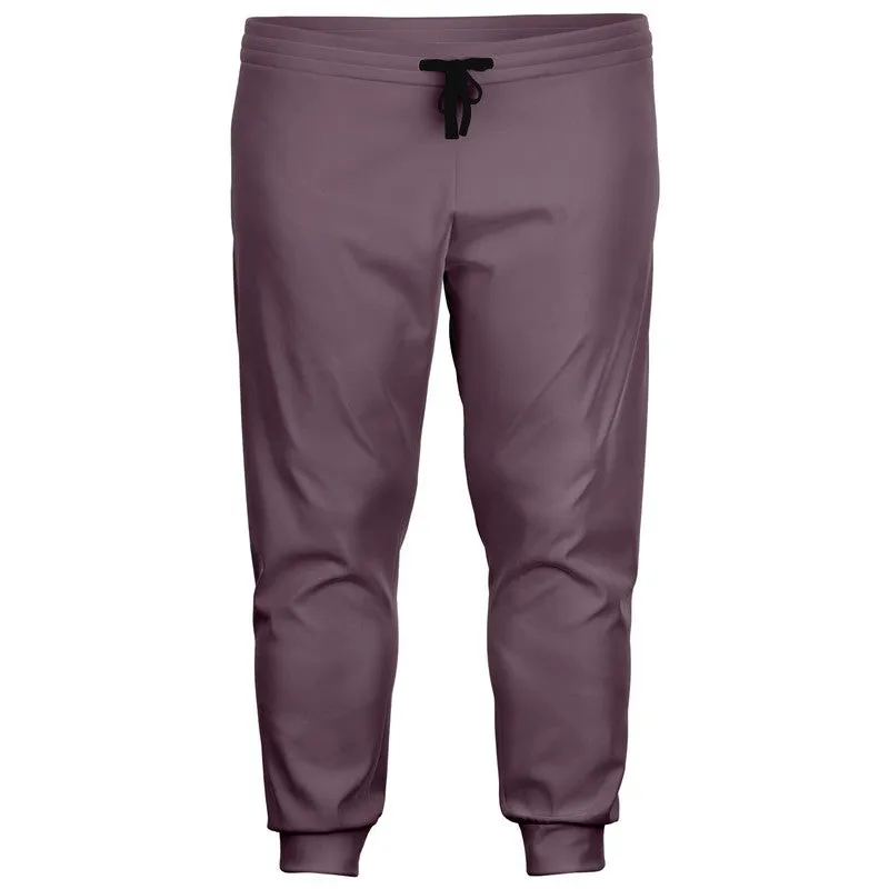 Medium Dark Magenta Joggers | Unisex | with PLUS sizes | Medium Dark Pale Pastel Magenta | C0M30Y0K60