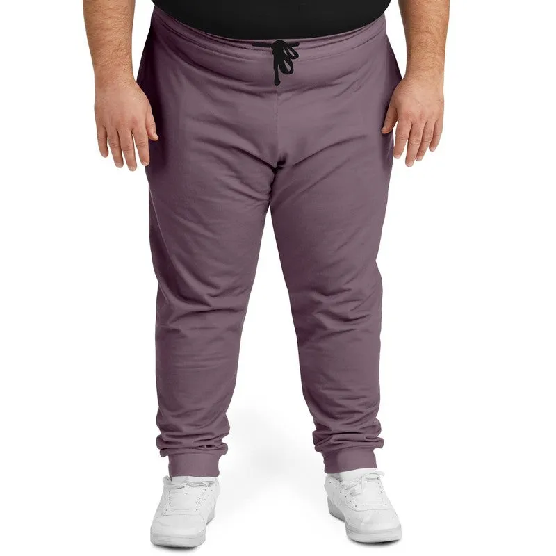 Medium Dark Magenta Joggers | Unisex | with PLUS sizes | Medium Dark Pale Pastel Magenta | C0M30Y0K60