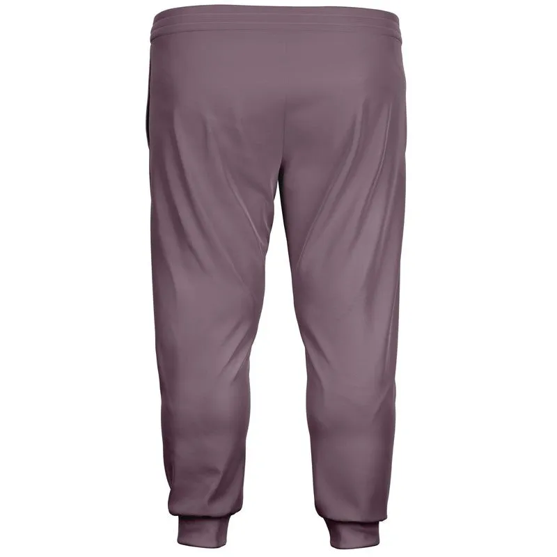 Medium Dark Magenta Joggers | Unisex | with PLUS sizes | Medium Dark Pale Pastel Magenta | C0M30Y0K60