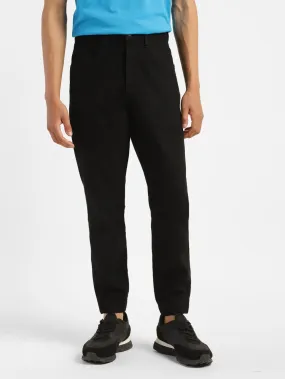 Men's Black Regular Fit Joggers