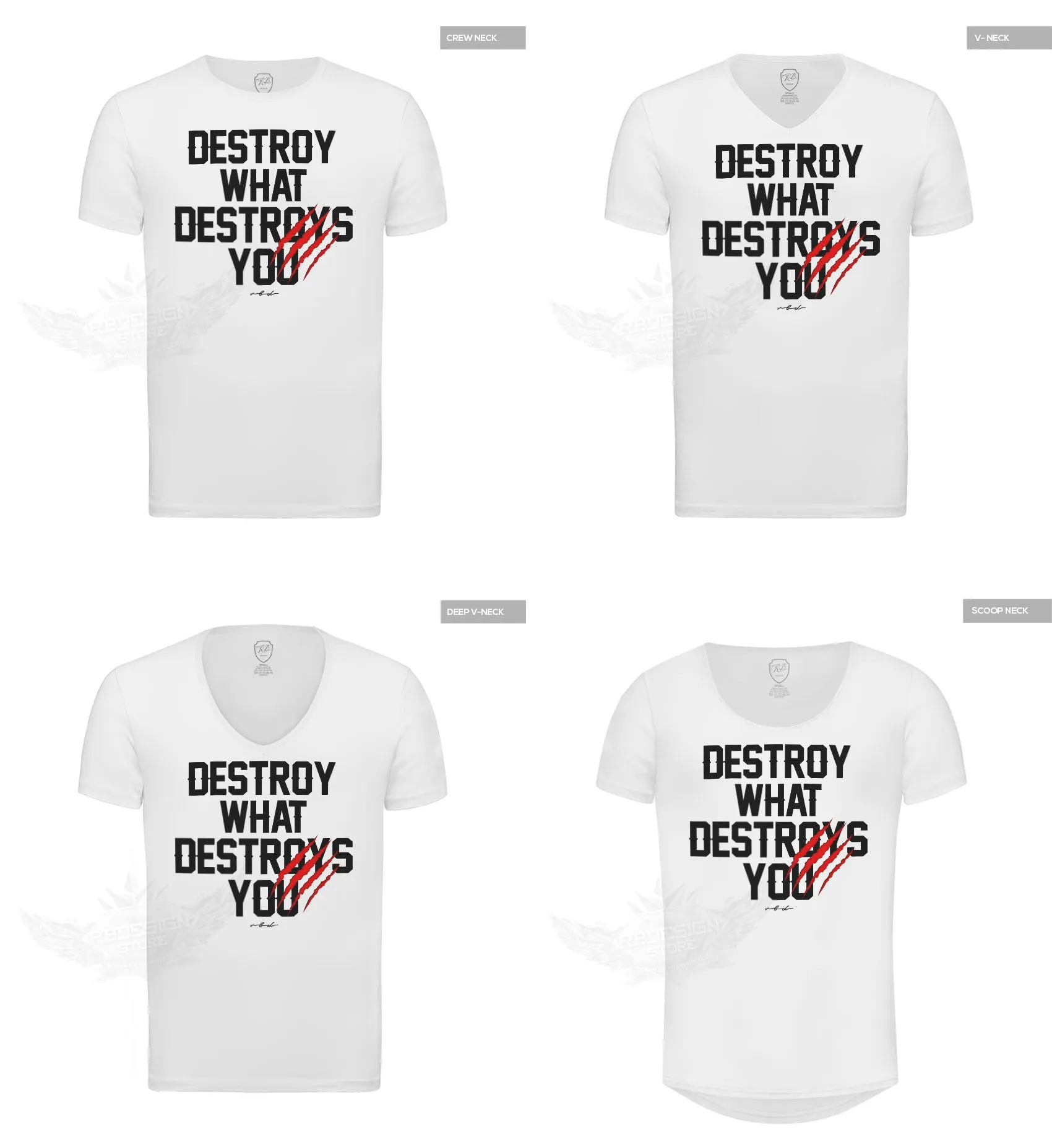 Men's T-shirt "Destroy What Destroys You" MD980