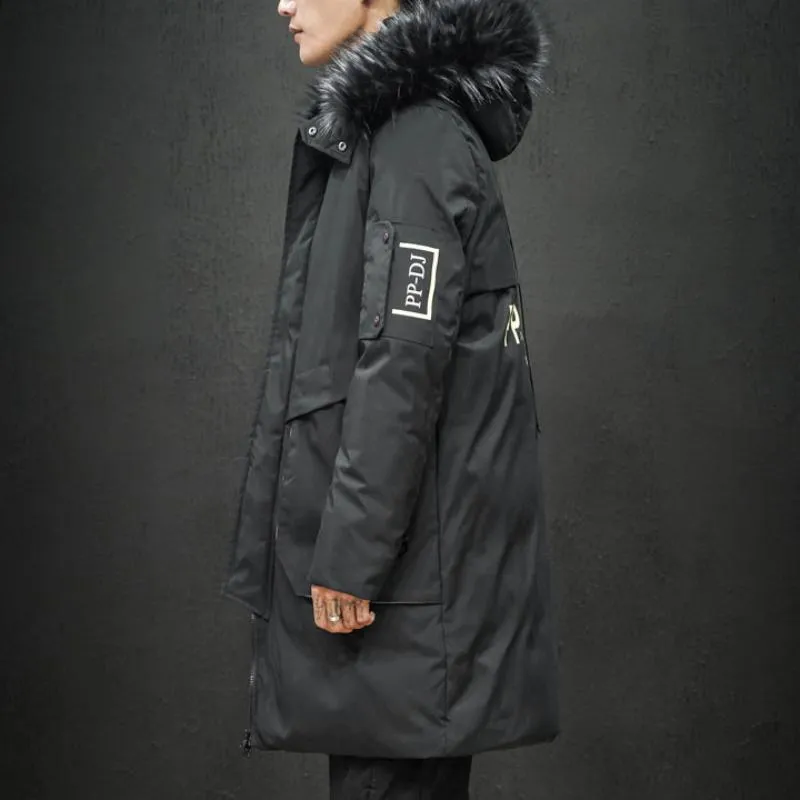 Men's Winter Casual Long Warm Parka | Plus Size