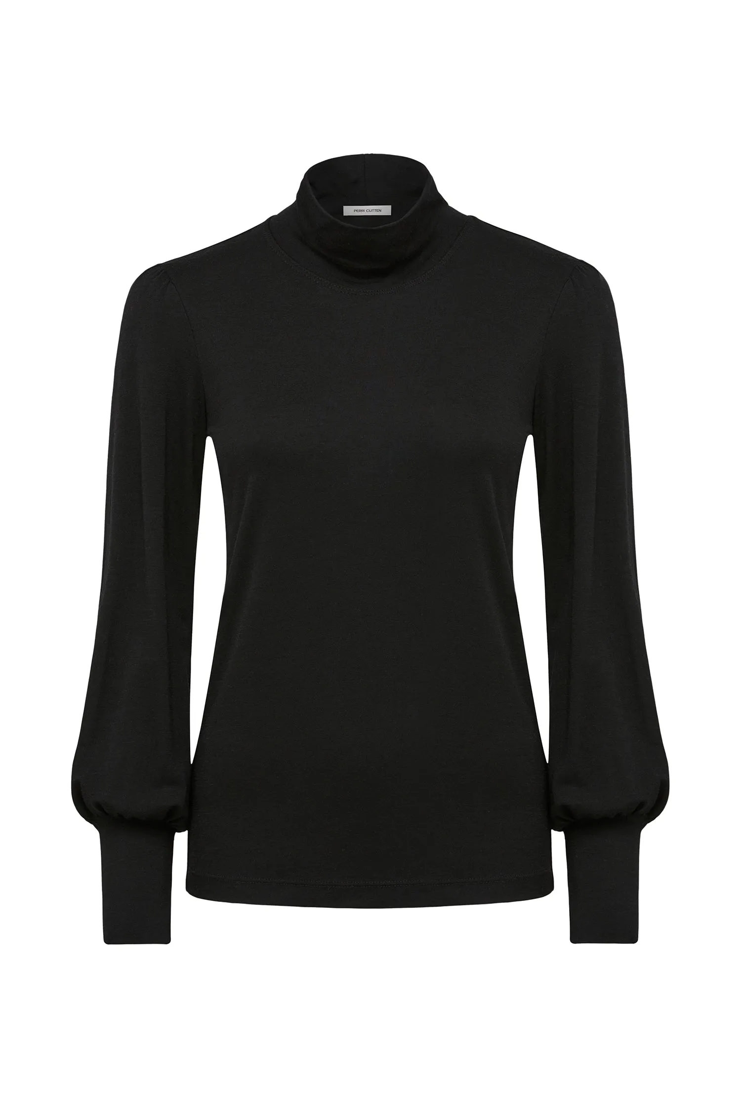 Merino Turtle Neck - Black