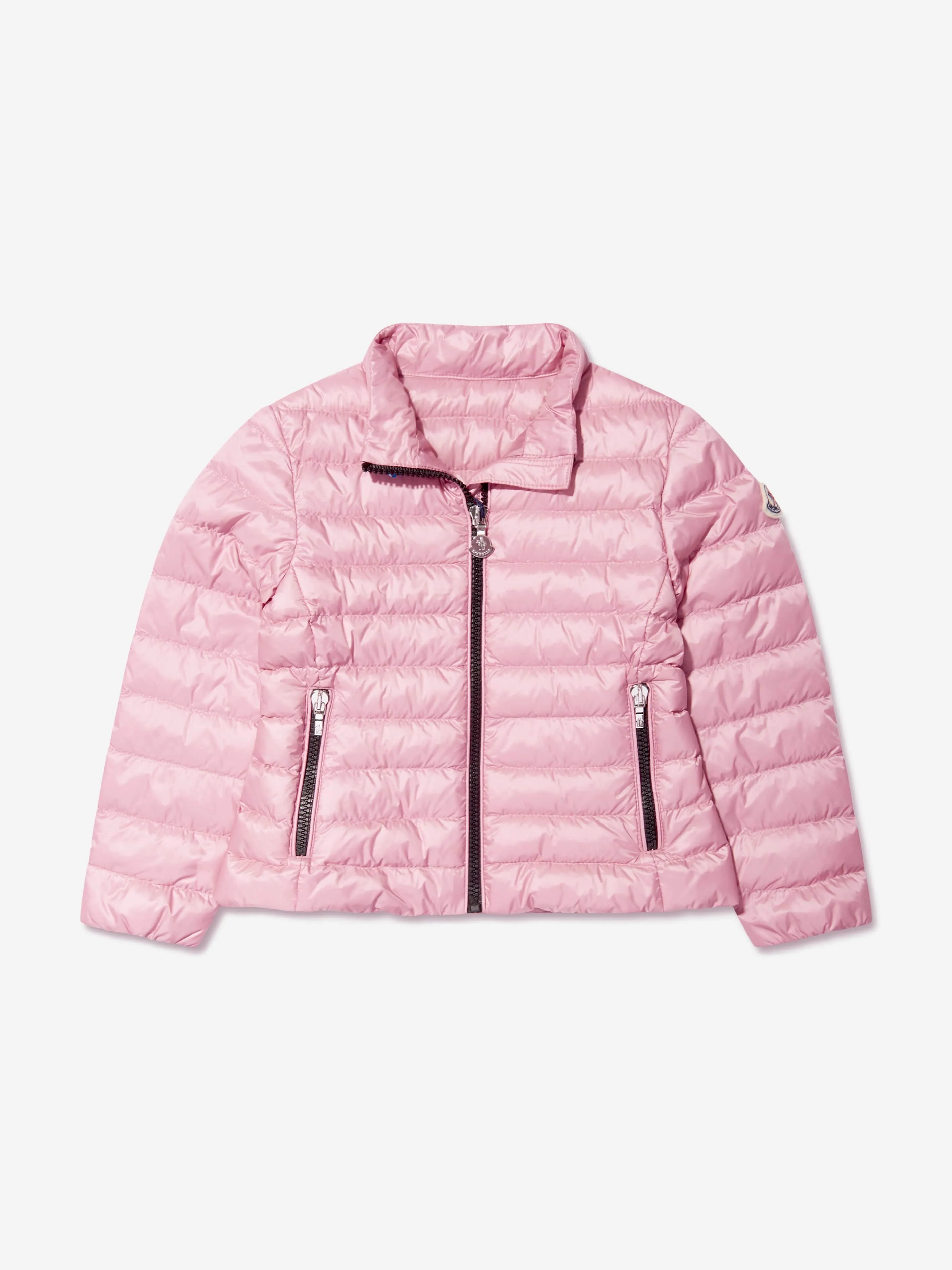 Moncler Enfant Girls Down Padded Kaukura Jacket in Pink