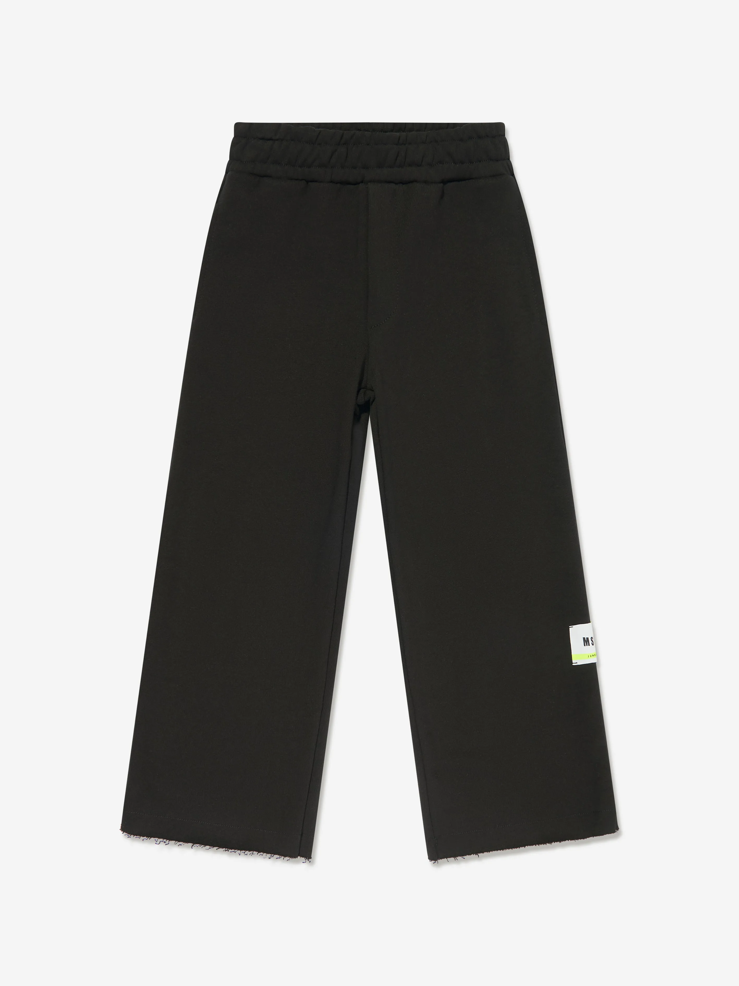 MSGM Boys Fleece Joggers in Black