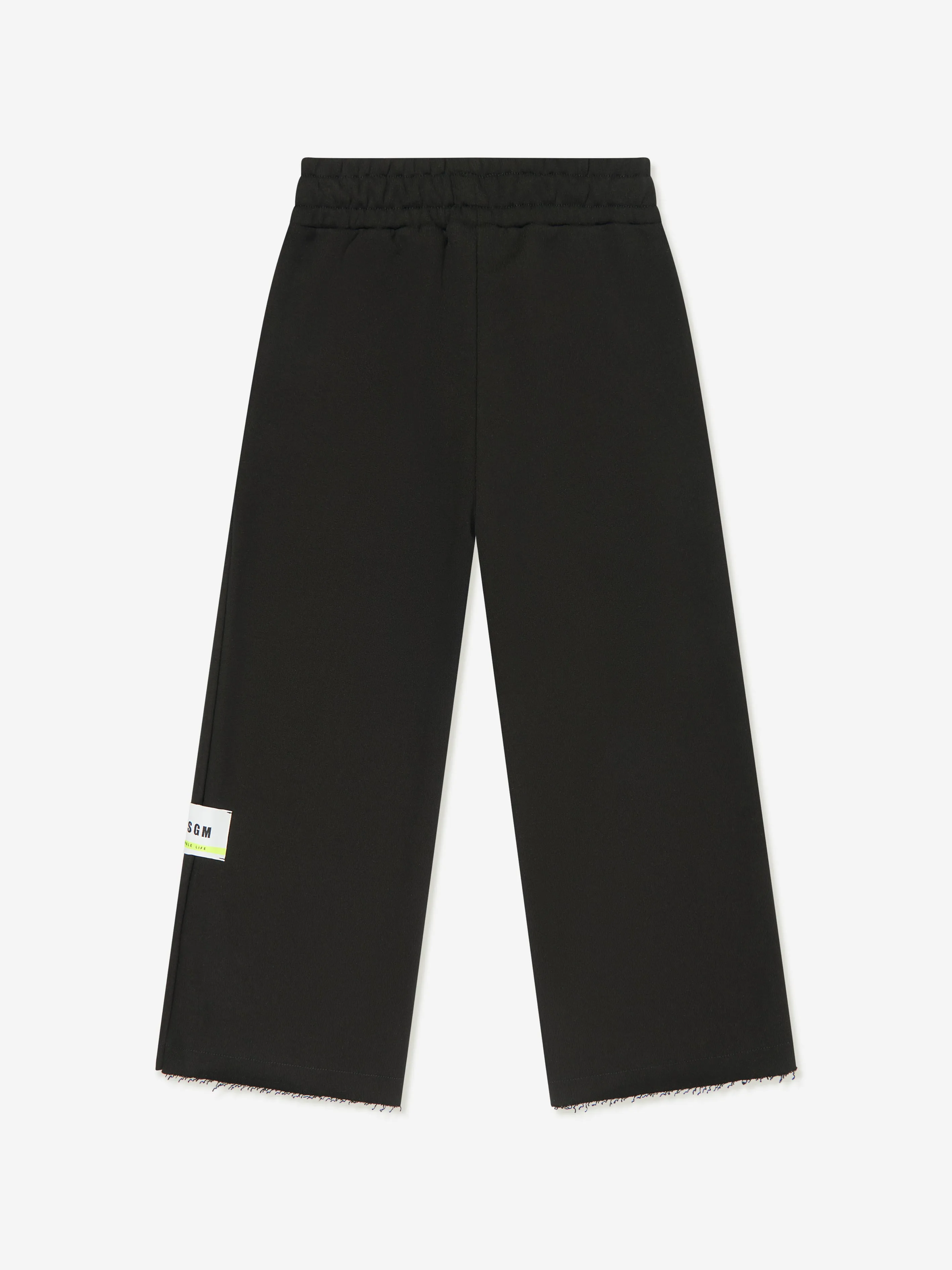 MSGM Boys Fleece Joggers in Black