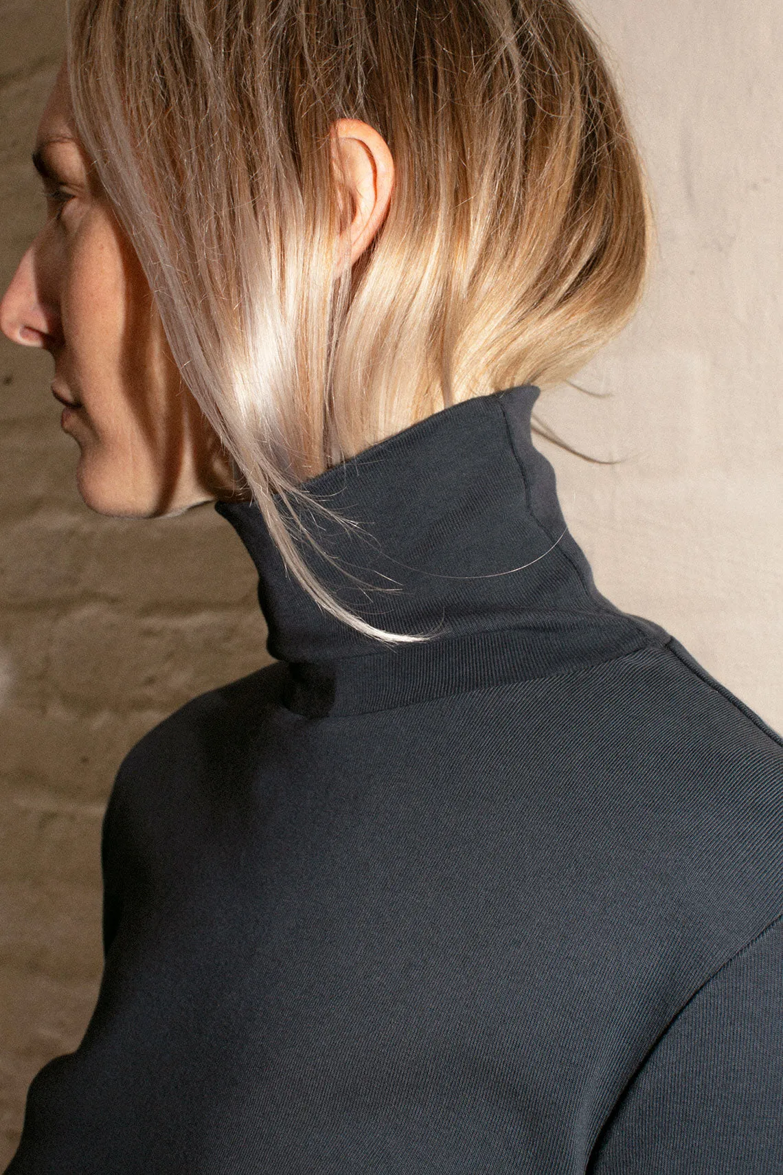 Navy Turtleneck