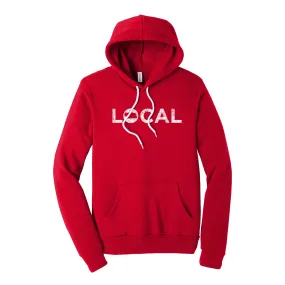 Nebraska Local Sponge Fleece Hoodie - Heather Red