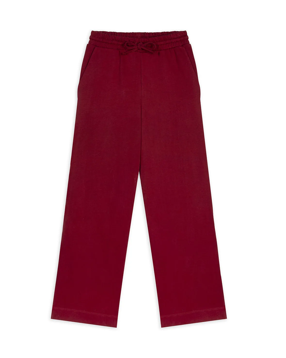 Organic Cotton Joggers - Burgundy