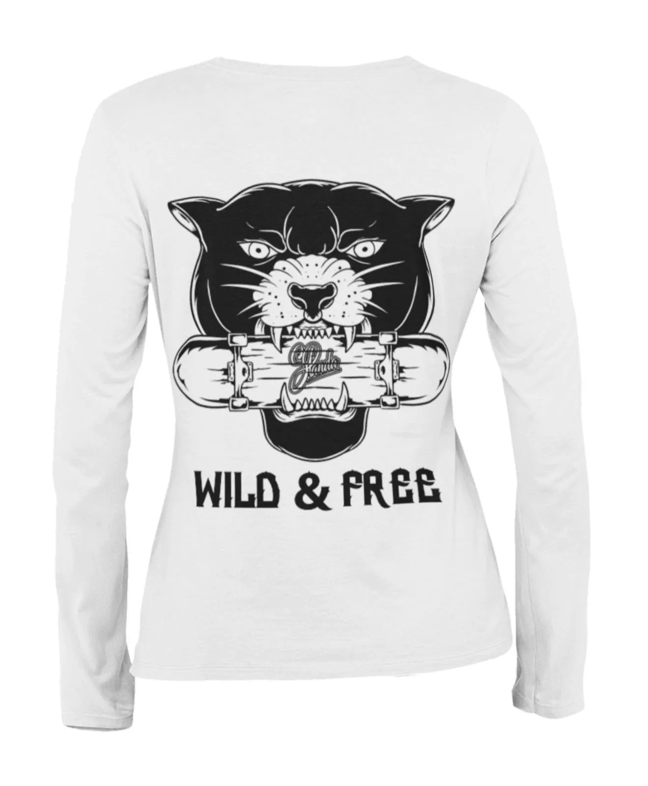 Organic Wild & Free Long Sleeve Unisex Tee