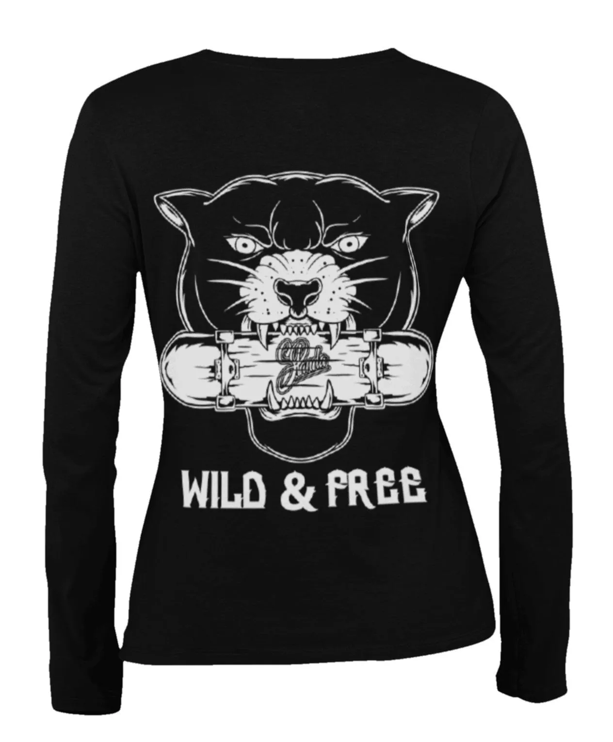 Organic Wild & Free Long Sleeve Unisex Tee