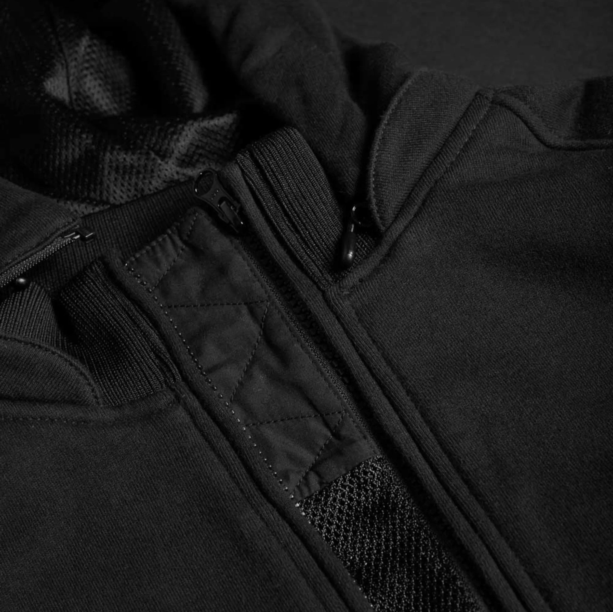 PHANTOM MOTO BLACK - Motorcycle Hoodie