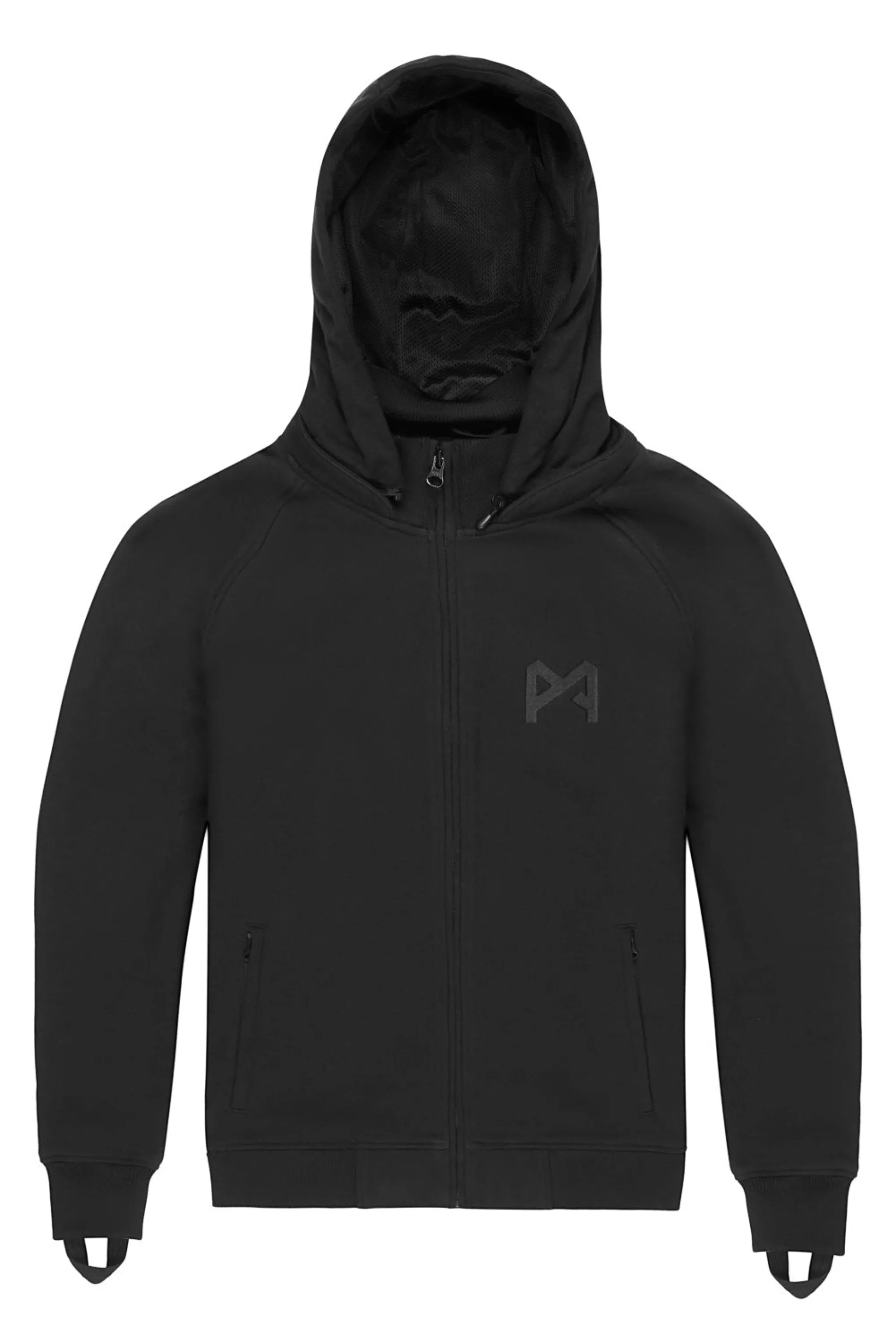 PHANTOM MOTO BLACK - Motorcycle Hoodie