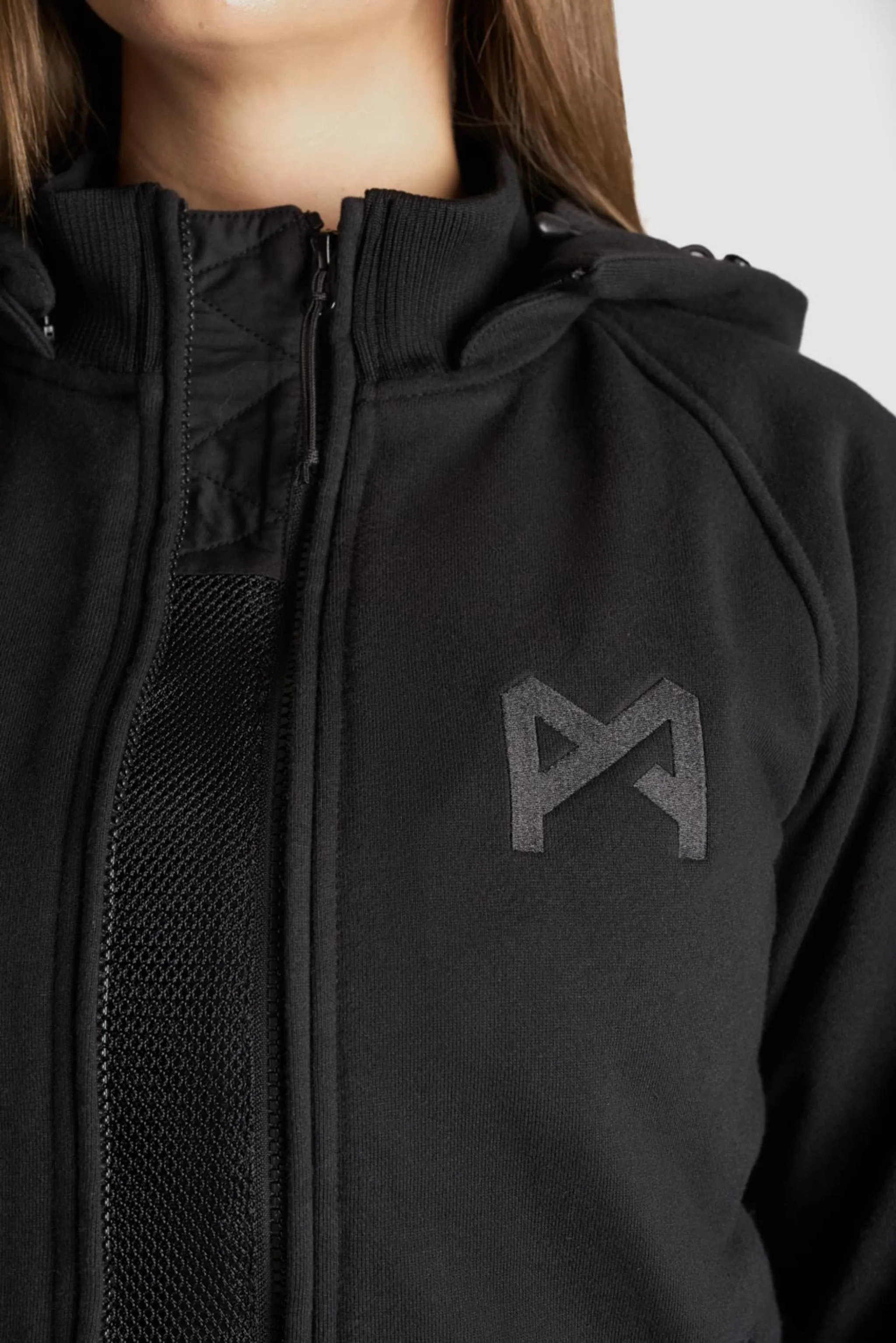 PHANTOM MOTO BLACK - Motorcycle Hoodie