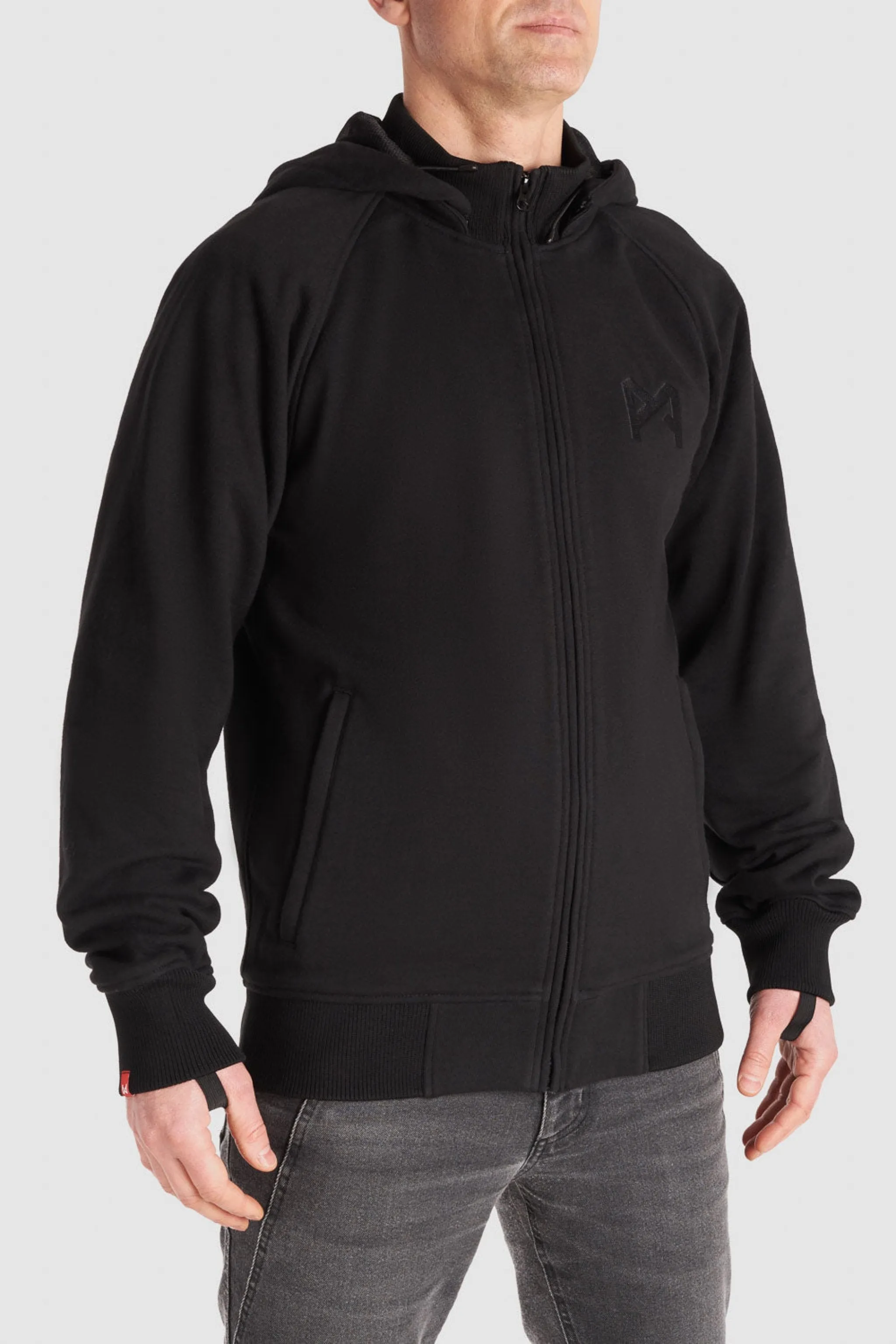 PHANTOM MOTO BLACK - Motorcycle Hoodie