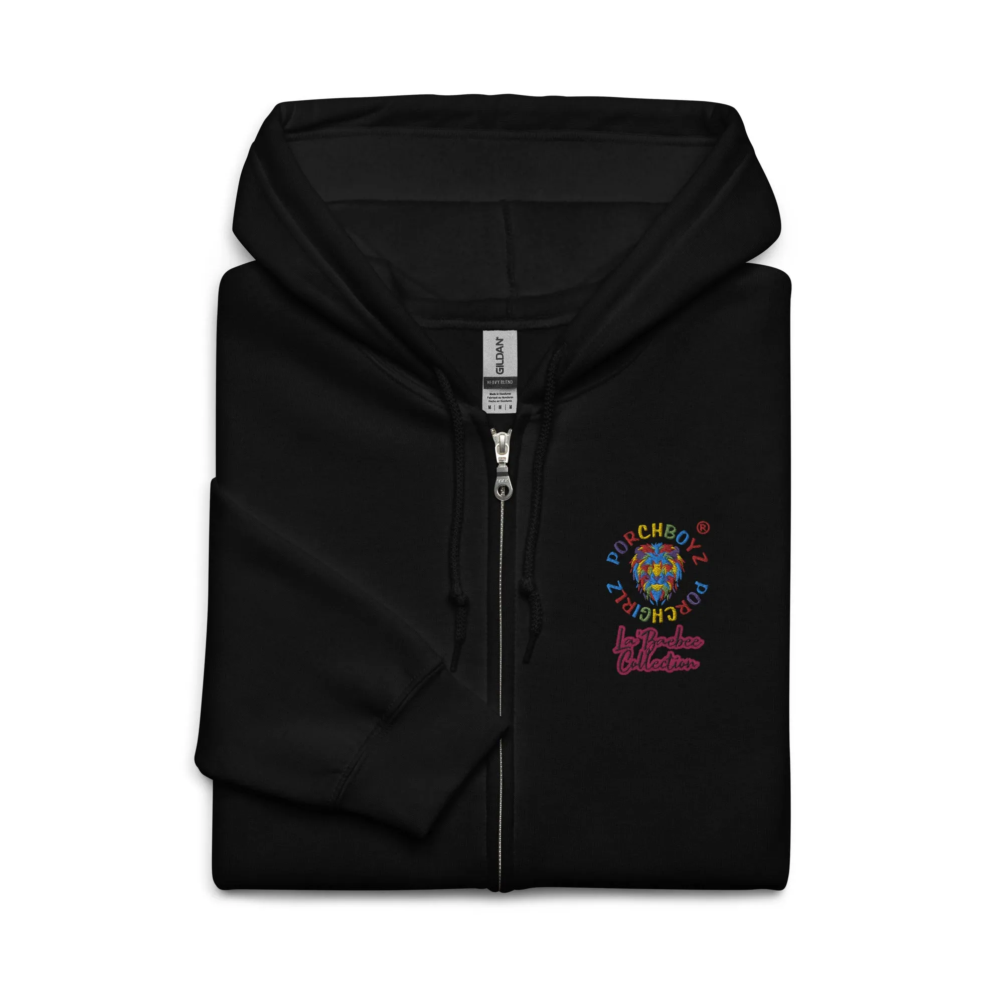 Porchgirlz "La'Baebee" Collection Embroidered Unisex heavy blend zip hoodie