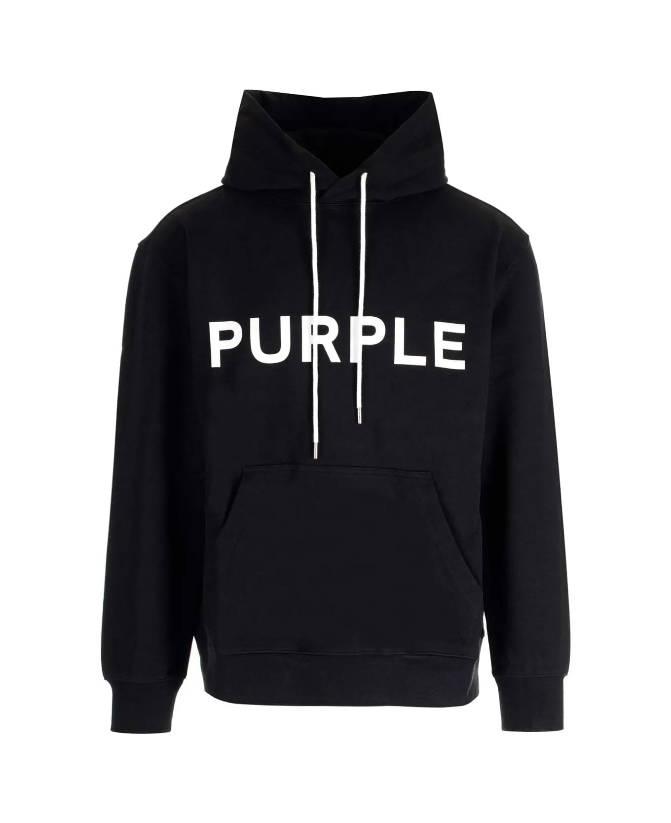 PURPLE BRAND - FRENCH TERRY STENCIL LOGO - PULLOVERHOODIE