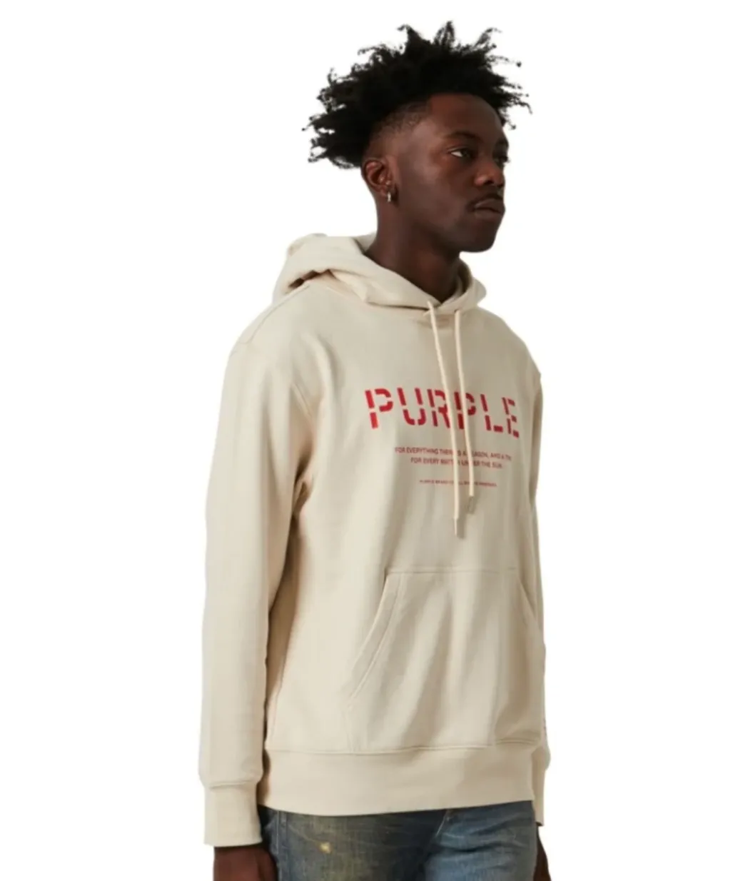 PURPLE BRAND FRENCH TERRY SWEATSHIRT