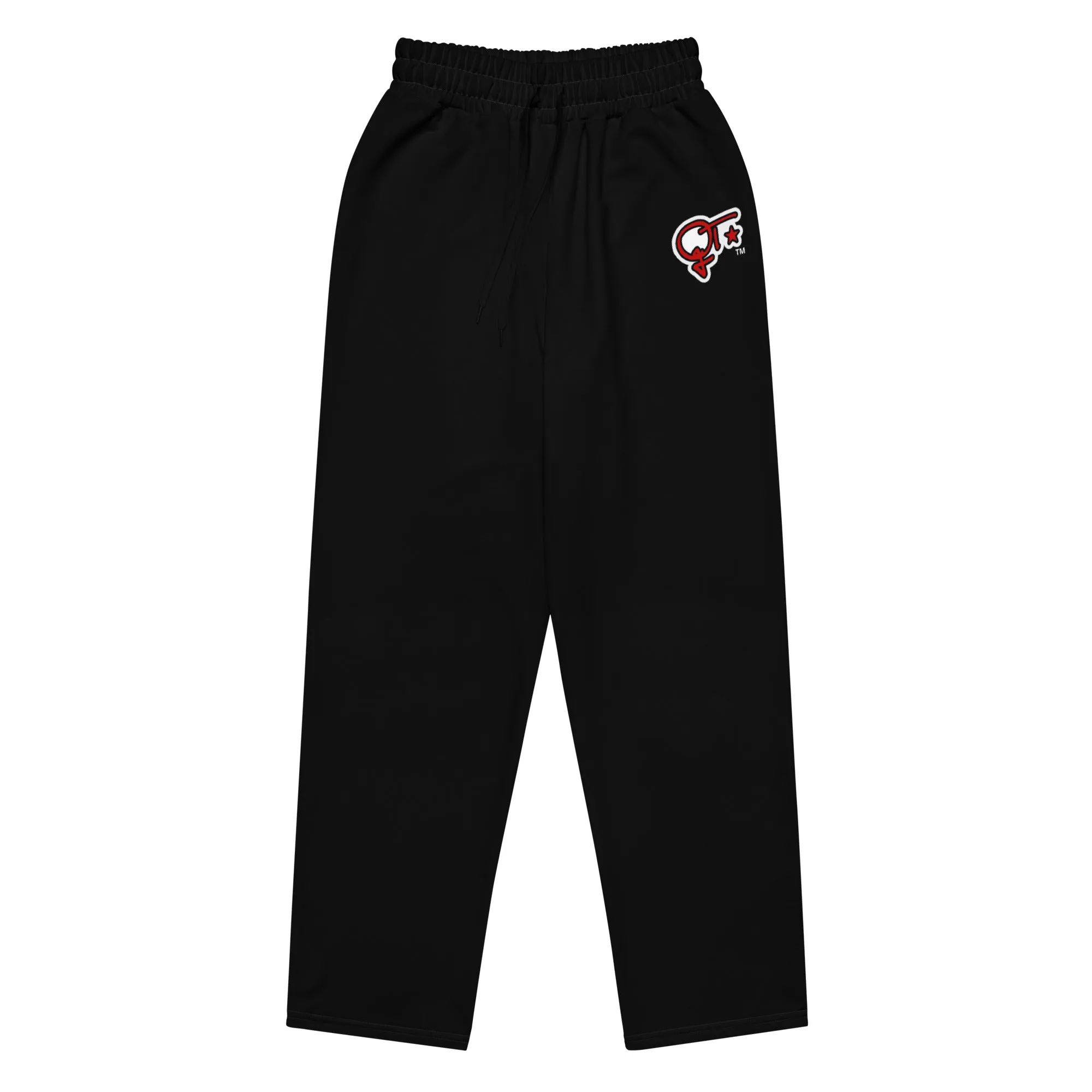 QILLTIME Logo Wide-leg joggers/ Black