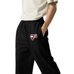 QILLTIME Logo Wide-leg joggers/ Black